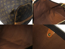 画像をギャラリービューアに読み込む, LOUIS VUITTON ルイヴィトン キーポルバンドリエール55 M41414 ボストンバッグ モノグラムキャンバス ブラウン 良品 中古 66686