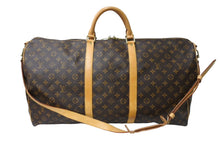 画像をギャラリービューアに読み込む, LOUIS VUITTON ルイヴィトン キーポルバンドリエール60 ボストンバッグ M41412 モノグラムキャンバス ブラウン 美品 中古 66687
