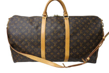 画像をギャラリービューアに読み込む, LOUIS VUITTON ルイヴィトン キーポルバンドリエール60 ボストンバッグ M41412 モノグラムキャンバス ブラウン 美品 中古 66687