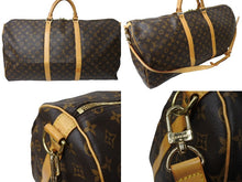 画像をギャラリービューアに読み込む, LOUIS VUITTON ルイヴィトン キーポルバンドリエール60 ボストンバッグ M41412 モノグラムキャンバス ブラウン 美品 中古 66687
