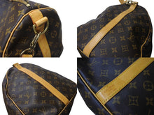 画像をギャラリービューアに読み込む, LOUIS VUITTON ルイヴィトン キーポルバンドリエール60 ボストンバッグ M41412 モノグラムキャンバス ブラウン 美品 中古 66687
