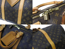 画像をギャラリービューアに読み込む, LOUIS VUITTON ルイヴィトン キーポル50 ボストンバッグ M41426 モノグラムキャンバス ゴールド金具 ブラウン 美品 中古 66688