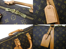画像をギャラリービューアに読み込む, LOUIS VUITTON ルイヴィトン キーポル45 ボストンバッグ M41428 モノグラム ブラウン ゴールド金具 美品 中古 66689