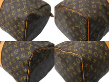 画像をギャラリービューアに読み込む, LOUIS VUITTON ルイヴィトン キーポル45 ボストンバッグ M41428 モノグラム ブラウン ゴールド金具 美品 中古 66689