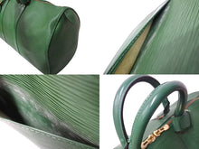 画像をギャラリービューアに読み込む, Louis Vuitton ルイヴィトン エピ キーポル45 ボストンバッグ M42974 エピレザー グリーン 美品 中古 66690