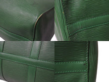 画像をギャラリービューアに読み込む, Louis Vuitton ルイヴィトン エピ キーポル45 ボストンバッグ M42974 エピレザー グリーン 美品 中古 66690