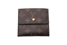画像をギャラリービューアに読み込む, 極美品 LOUIS VUITTON ルイヴィトン ポルトモネ ビエ カルトクレディ 二つ折り財布 M61652 モノグラム ブラウン ゴールド金具 中古 66700