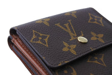 画像をギャラリービューアに読み込む, 極美品 LOUIS VUITTON ルイヴィトン ポルトモネ ビエ カルトクレディ 二つ折り財布 M61652 モノグラム ブラウン ゴールド金具 中古 66700
