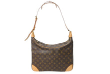 Load image into Gallery viewer, LOUIS VUITTON ルイヴィトン ブローニュ ショルダーバッグ M51265 モノグラムキャンバス ゴールド金具 ブラウン 美品 中古 66701