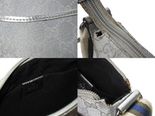 Load image into Gallery viewer, GUCCI グッチ ショルダーバッグ 147671 GGキャンバス レザー シェリーライン シルバー ポシェット クロスボディ 美品 中古 66706