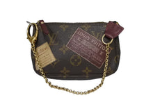 画像をギャラリービューアに読み込む, LOUIS VUITTON ルイヴィトン モノグラム ミニポシェット アクセソワール ラベルコレクション ポーチ M63798 美品 中古 66712