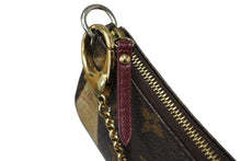 画像をギャラリービューアに読み込む, LOUIS VUITTON ルイヴィトン モノグラム ミニポシェット アクセソワール ラベルコレクション ポーチ M63798 美品 中古 66712