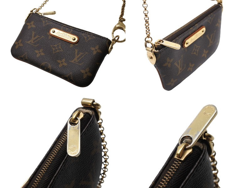 LouisVuitton ルイヴィトン ポシェットミラMM モノグラム チェーンハンドバッグ ポーチ 廃盤品 M60094 ブラウン 美品 中古  66713 – Casanova Vintage