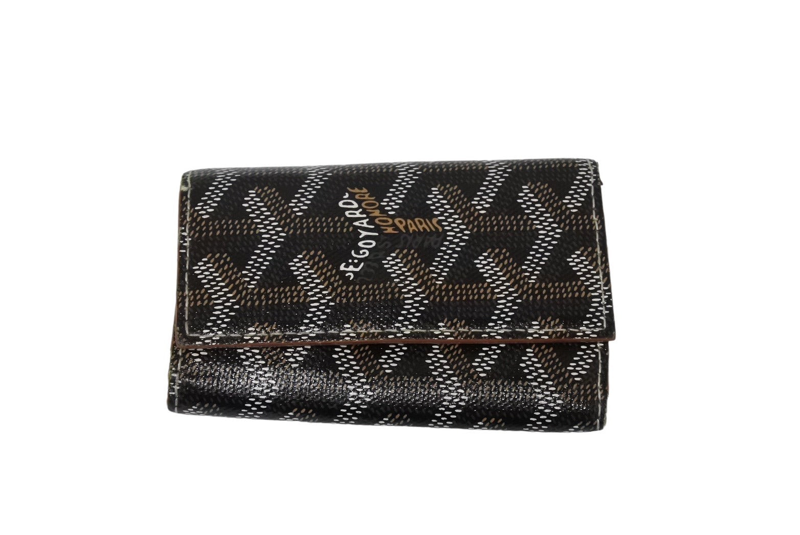 Goyard ゴヤール サンミッシェル キーケース キーリング 6連 ヘリンボーン柄 ゴヤールディンキャンバス ブラック 美品 中古 66714 –  Casanova Vintage