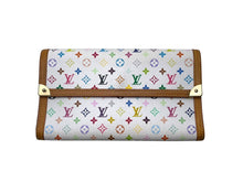 画像をギャラリービューアに読み込む, LOUIS VUITTON ルイヴィトン ポルトトレゾール インターナショナル M92659 3つ折り長財布 モノグラムキャンバス マルチカラー 美品 中古 66717