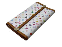 画像をギャラリービューアに読み込む, LOUIS VUITTON ルイヴィトン ポルトトレゾール インターナショナル M92659 3つ折り長財布 モノグラムキャンバス マルチカラー 美品 中古 66717