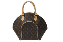 画像をギャラリービューアに読み込む, 極美品 LOUIS VUITTON ルイヴィトン ハンドバッグ エリプスMM M51126 モノグラム ゴールド金具 中古 66720