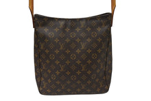 Load image into Gallery viewer, LouisVuitton ルイヴィトン ルーピングGM トートバッグ ハンドバッグ M51145 モノグラムキャンバス ブラウン ゴールド金具 美品 中古 66721