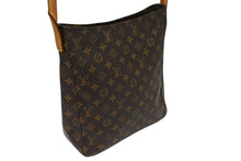 Load image into Gallery viewer, LouisVuitton ルイヴィトン ルーピングGM トートバッグ ハンドバッグ M51145 モノグラムキャンバス ブラウン ゴールド金具 美品 中古 66721