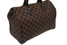画像をギャラリービューアに読み込む, LOUIS VUITTON ルイヴィトン スピーディ30 ボストンバッグ ダミエ N41531 ゴールド金具 ブラウン 美品 中古 66722
