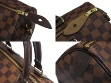 画像をギャラリービューアに読み込む, LOUIS VUITTON ルイヴィトン スピーディ30 ボストンバッグ ダミエ N41531 ゴールド金具 ブラウン 美品 中古 66722