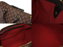画像をギャラリービューアに読み込む, LOUIS VUITTON ルイヴィトン スピーディ30 ボストンバッグ ダミエ N41531 ゴールド金具 ブラウン 美品 中古 66722
