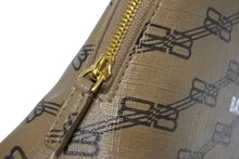 画像をギャラリービューアに読み込む, 極美品 BALENCIAGA バレンシアガ BBモノグラム トイレタリーポーチ 702624 総柄 ロゴ ブラウン ゴールド金具 中古 66737