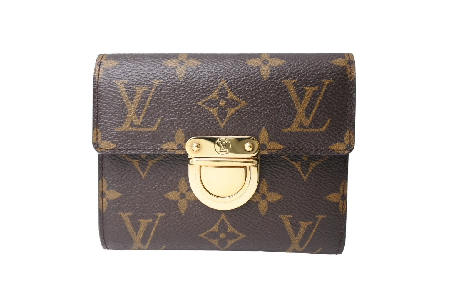 LOUIS VUITTON ルイヴィトン ポルトフォイユ コアラ モノグラム 三つ折り財布 M58013 TH0065 ゴールド ブラウン 美品 中古  66741 – Casanova Vintage