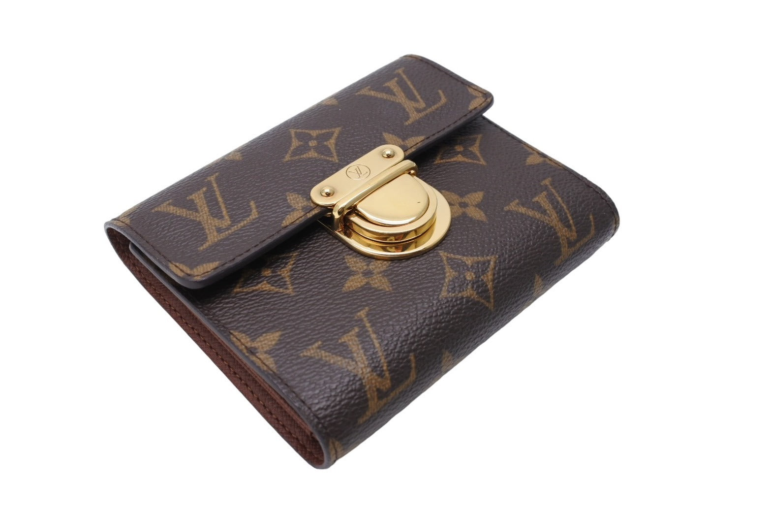 LOUIS VUITTON ルイヴィトン ポルトフォイユ コアラ モノグラム 三つ折り財布 M58013 TH0065 ゴールド ブラウン 美品 中古  66741 – Casanova Vintage