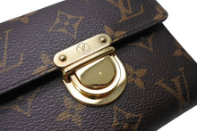 画像をギャラリービューアに読み込む, LOUIS VUITTON ルイヴィトン ポルトフォイユ コアラ モノグラム 三つ折り財布 M58013 TH0065 ゴールド ブラウン 美品 中古 66741