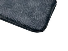 Load image into Gallery viewer, LOUIS VUITTON ルイ ヴィトン ポシェット クレ カードキーケース ダミエグラフィット N60155 ブラック グレー 美品 中古 66743