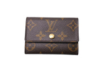 画像をギャラリービューアに読み込む, 極美品 LOUIS VUITTON ルイヴィトン ポルトモネ プラ コインケース M61930 モノグラムキャンバス ゴールド金具 ブラウン 中古 66745