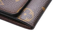 画像をギャラリービューアに読み込む, 極美品 LOUIS VUITTON ルイヴィトン ポルトモネ プラ コインケース M61930 モノグラムキャンバス ゴールド金具 ブラウン 中古 66745