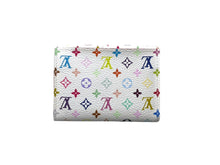 画像をギャラリービューアに読み込む, LOUIS VUITTON ルイヴィトン カードケース M66560 アンヴェロップカルト ドゥ ヴィジット イニシャル入り モノグラムマルチカラー 美品 中古 66746