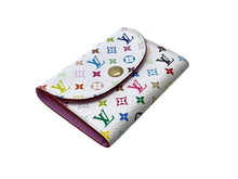 画像をギャラリービューアに読み込む, LOUIS VUITTON ルイヴィトン カードケース M66560 アンヴェロップカルト ドゥ ヴィジット イニシャル入り モノグラムマルチカラー 美品 中古 66746