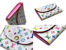 画像をギャラリービューアに読み込む, LOUIS VUITTON ルイヴィトン カードケース M66560 アンヴェロップカルト ドゥ ヴィジット イニシャル入り モノグラムマルチカラー 美品 中古 66746