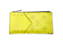 画像をギャラリービューアに読み込む, LOUIS VUITTON ルイヴィトン タイガラマ コインカード ホルダー カードケース イエロー M30950 シルバー金具 良品 中古 66747