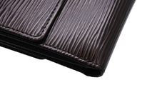 Load image into Gallery viewer, LOUIS VUITTON ルイヴィトン 二つ折り財布 Wホック ポルト モネ ビエ カルト クレディ M6348D エピレザー ブラウン 美品 中古 66748