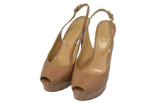 Load image into Gallery viewer, Sergio Rossi セルジオロッシ バックストラップパンプス パンプス サイズ 35 1/2 ベージュ ゴールド金具 良品 中古 66759