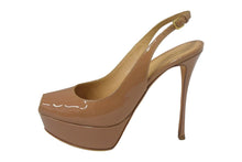 Load image into Gallery viewer, Sergio Rossi セルジオロッシ バックストラップパンプス パンプス サイズ 35 1/2 ベージュ ゴールド金具 良品 中古 66759