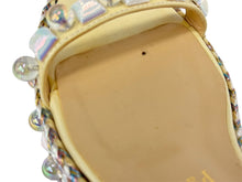 Load image into Gallery viewer, Christian Louboutin クリスチャンルブタン フラットシューズ スタッズ パール サンダル サイズ36 イエロー 美品 中古 66760