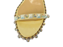 Load image into Gallery viewer, Christian Louboutin クリスチャンルブタン フラットシューズ スタッズ パール サンダル サイズ36 イエロー 美品 中古 66760