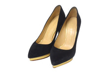 Load image into Gallery viewer, CHARLOTTE OLYMPIA シャーロットオリンピア パンプス ヒール サイズ35 ブラック 美品 中古 66764