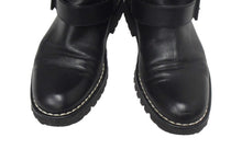 Load image into Gallery viewer, CHANEL シャネル ブーツ キルティング レザー エンジニアブーツ G28566 マトラッセ サイズ 36 レディース ブラック 良品 中古 66774