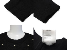 画像をギャラリービューアに読み込む, CHANEL シャネル アンサンブル サイズ36 ワンピース カーディガン P50094K06342 ココマーク パール ブラック 美品 中古 66788