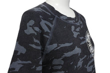 画像をギャラリービューアに読み込む, CHROME HEARTS クロムハーツ 長袖Ｔシャツ ホースシュー CHプラス スクロール プリント ラグラン カモフラ柄 美品 中古 66792