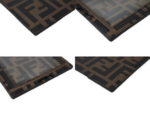 画像をギャラリービューアに読み込む, 極美品 FENDI フェンディ ミニショルダーバッグ フォンケース 2WAY ズッカ柄 シルバー金具 ブラウン 中古 66797