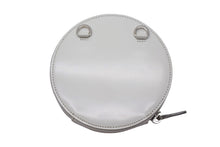 画像をギャラリービューアに読み込む, PRADA プラダ パテントレザー チェーン ショルダーバッグ ポシェット INR003 ホワイト エナメル シルバー金具 中古 美品 66799