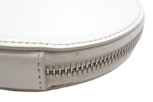 画像をギャラリービューアに読み込む, PRADA プラダ パテントレザー チェーン ショルダーバッグ ポシェット INR003 ホワイト エナメル シルバー金具 中古 美品 66799