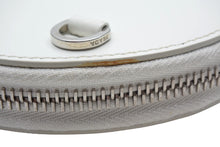 画像をギャラリービューアに読み込む, PRADA プラダ パテントレザー チェーン ショルダーバッグ ポシェット INR003 ホワイト エナメル シルバー金具 中古 美品 66799